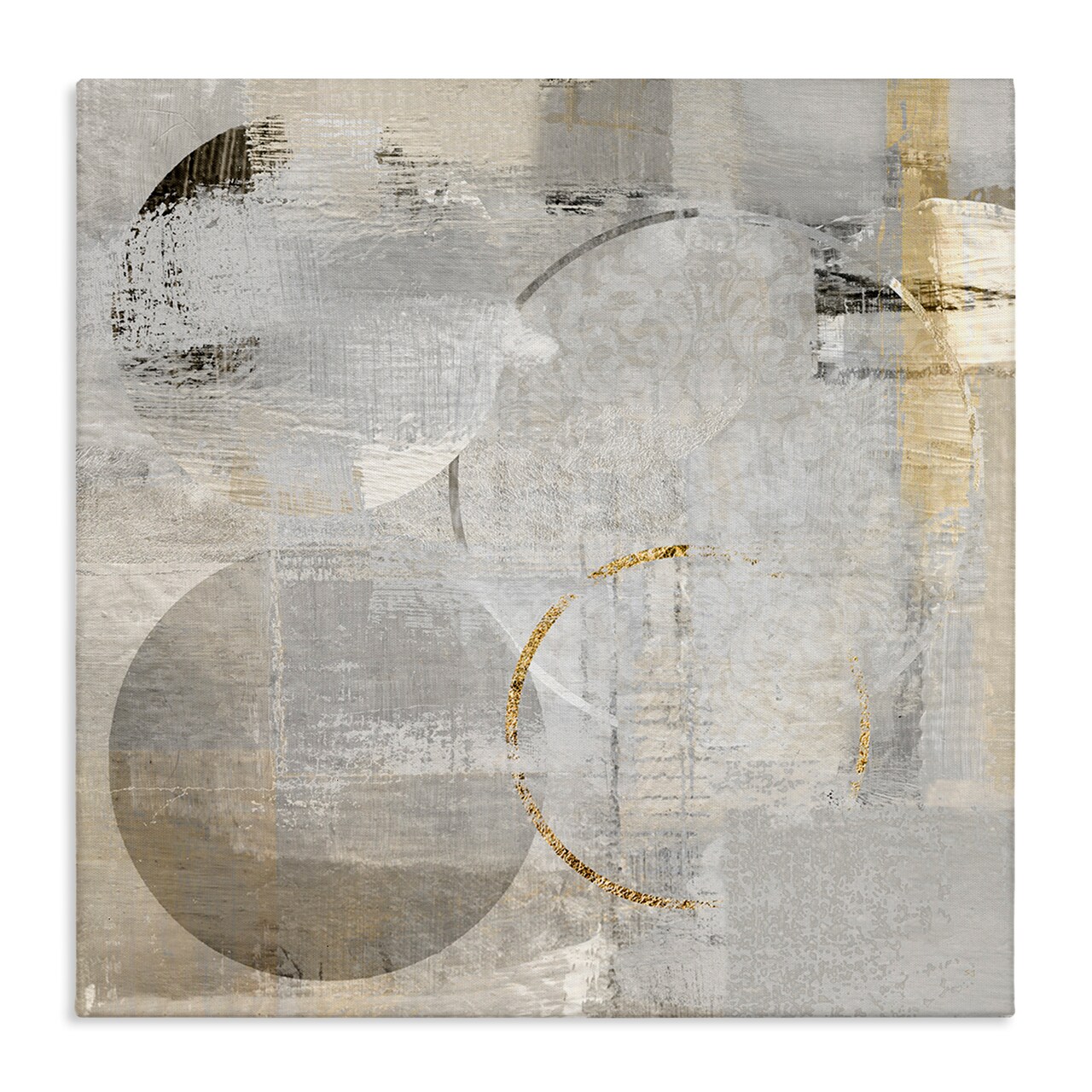 Stupell Industries Modern Layered Circles Canvas By Susan Jill